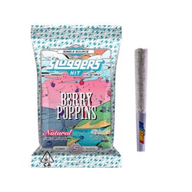 Sluggers - Preroll - 0.7g 5pk - Naturals - Berry Poppins