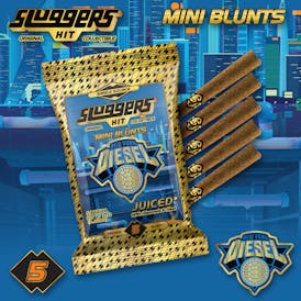 Sluggers - Infused Mini Blunts - 0.7g 5pk - NYC Diesel
