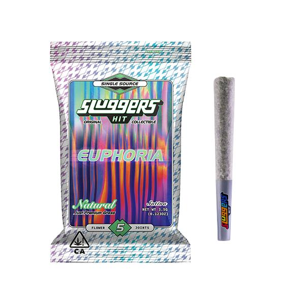 Sluggers - Prerolls - 3.5g 5pk - Naturals - Euphoria by Sluggers Hit
