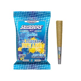 Sluggers - Infused Preroll - 0.7g 5pk - Blueberry Banana