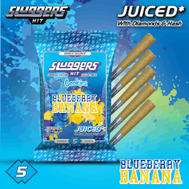 Sluggers - Infused Preroll - 0.7g 5pk - Blueberry Banana