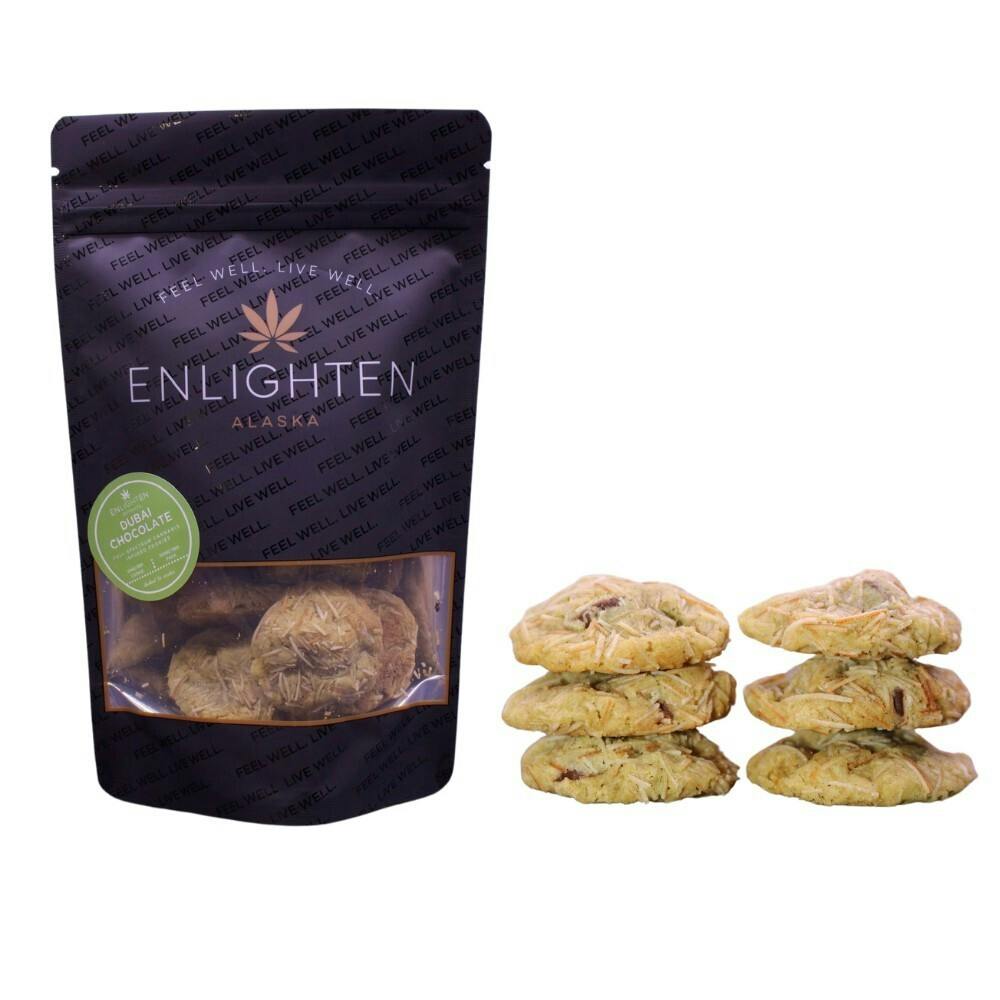 Dubai Chocolate Chip Cookies - 10 pack (100mg) by Enlighten