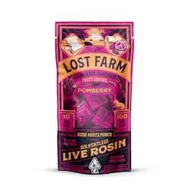 Lost Farm 'Pomberry x Kush Mints Punch' Live Rosin Chews [10pk]