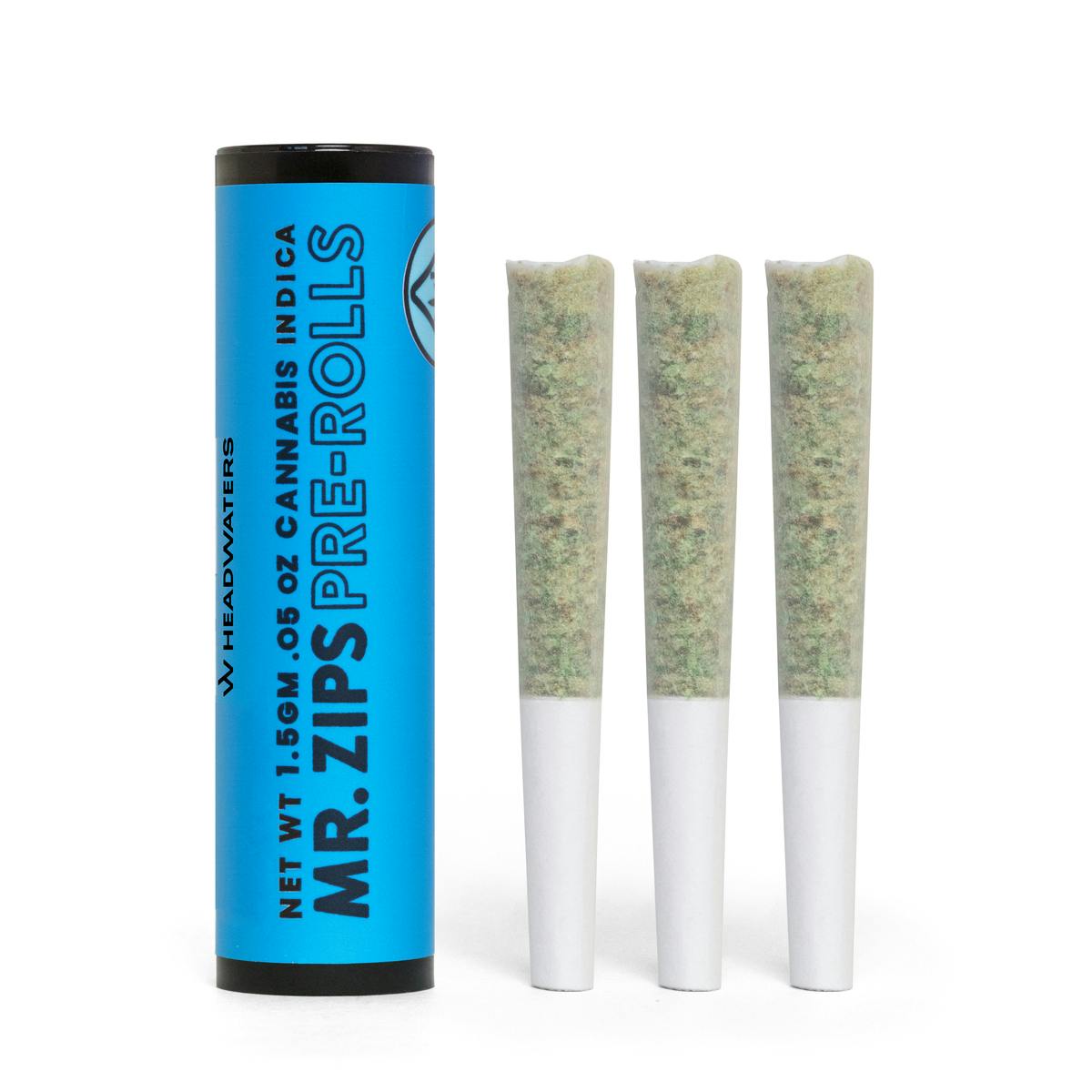 MR. ZIPS | Governmint Oasis | Indica | Pre-Roll | 3-Pack 0.5g