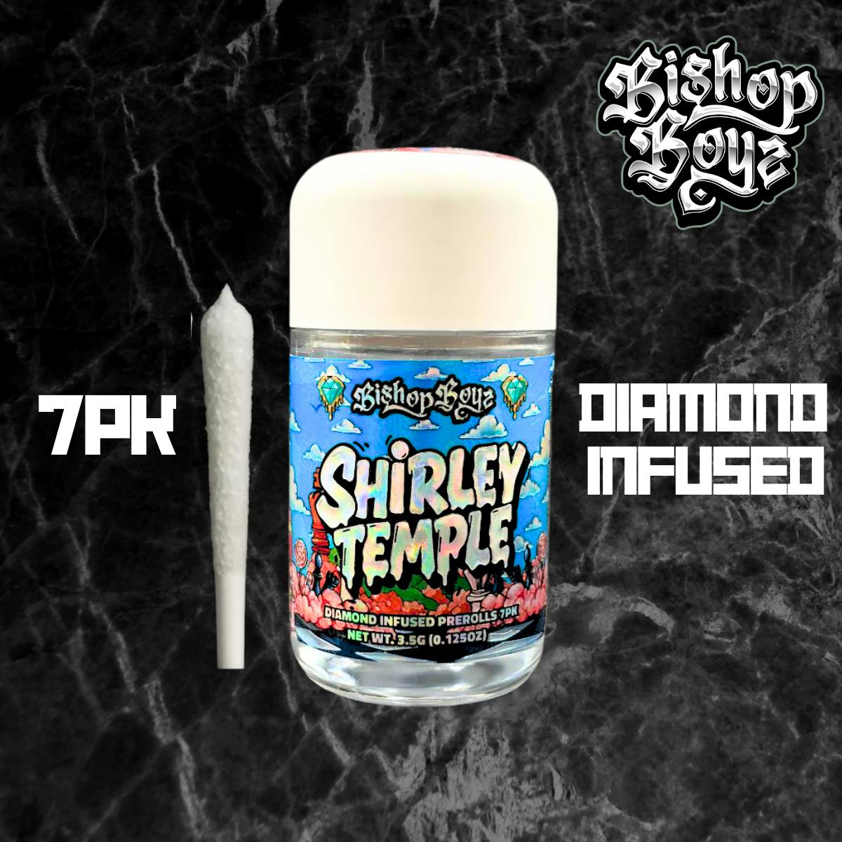 Bishop Boyz SHIRLEY TEMPLE 7pk Diamond Preroll