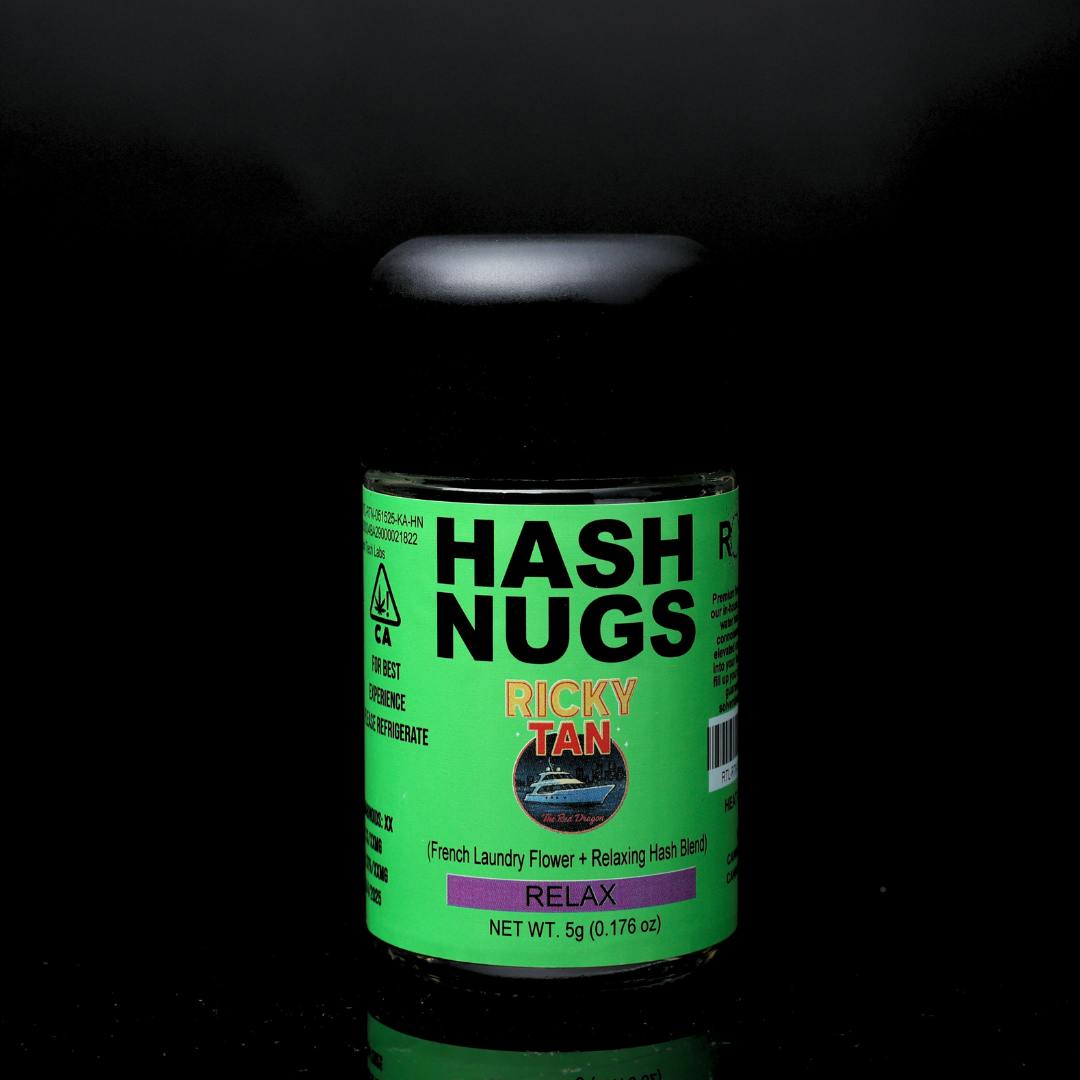 Hash Nugs - Ricky Tan - Relax - 5G - Rosin Tech Labs
