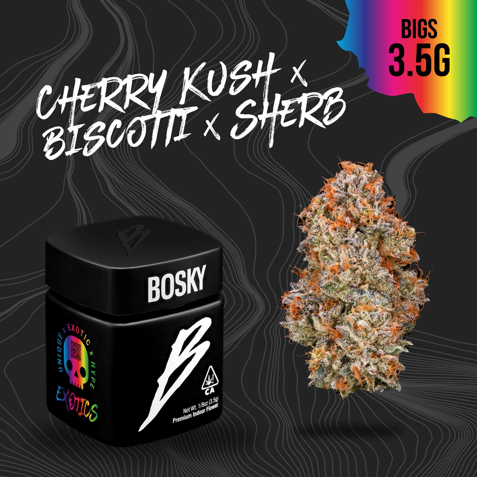 Bosky Genetics: Cherry Kush X Biscotti X Sherb
