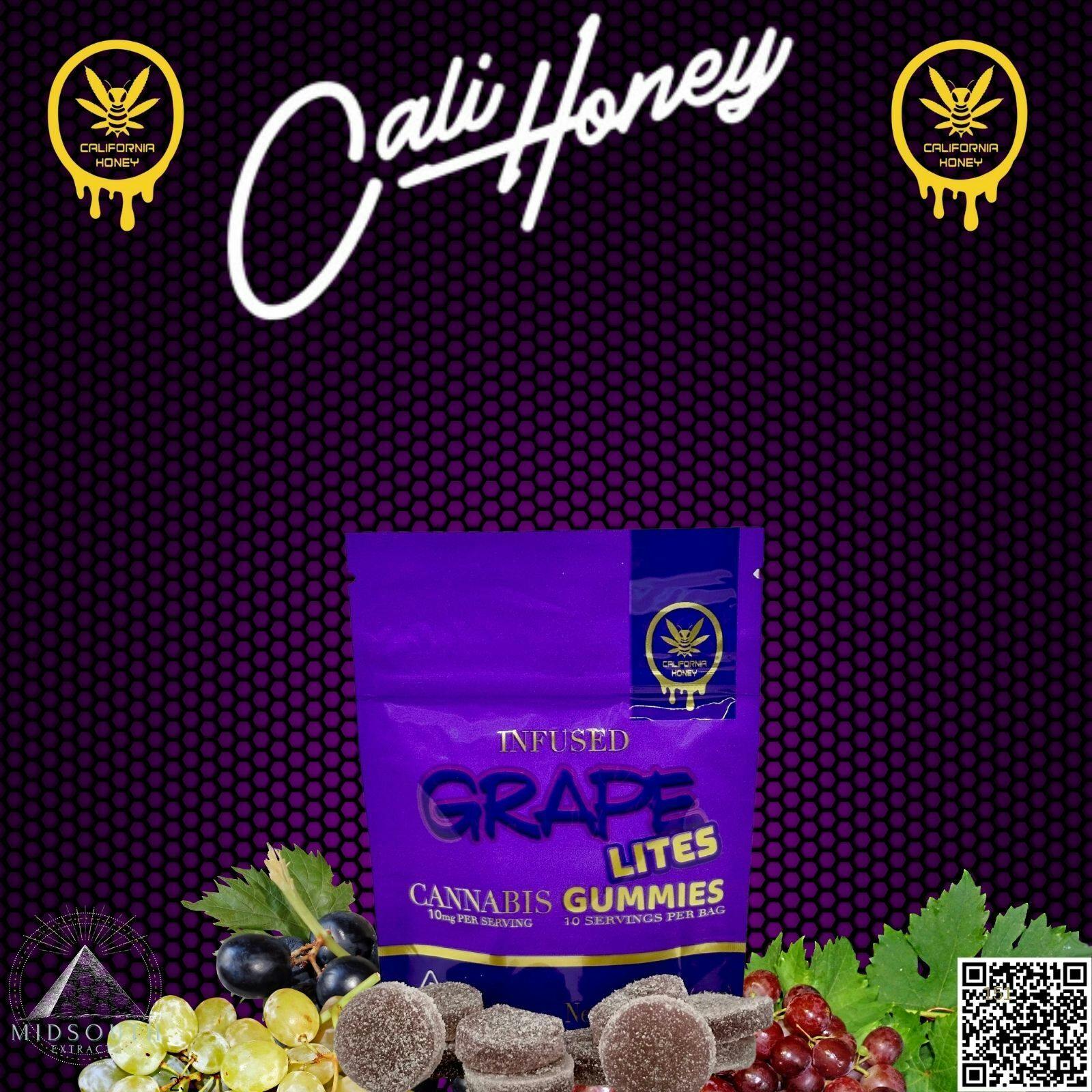 Gummies - Cali Honey - 500mg - Grape - MidSouth Extracts