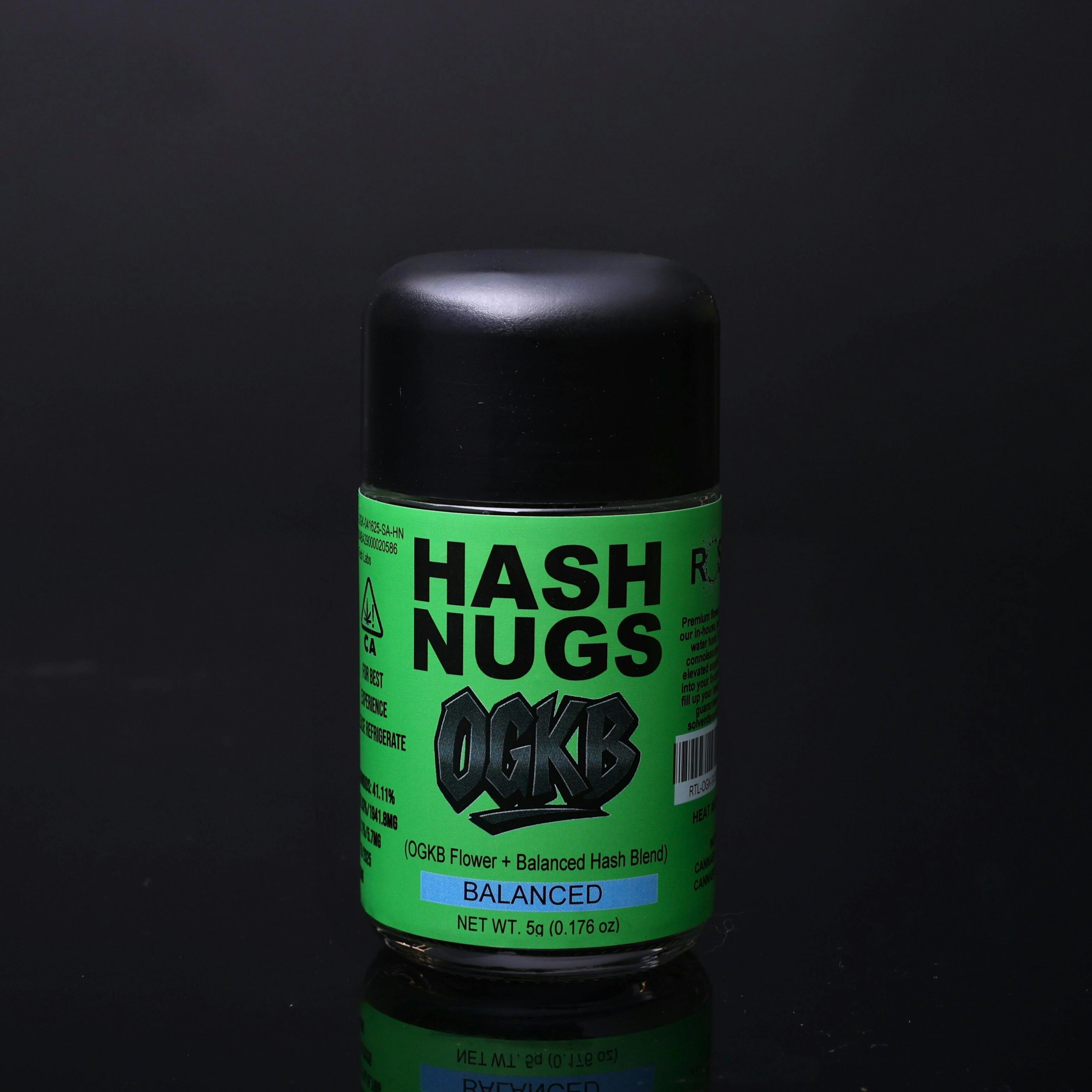 Hash Nugs - OGKB - Balanced - Rosin Tech Labs