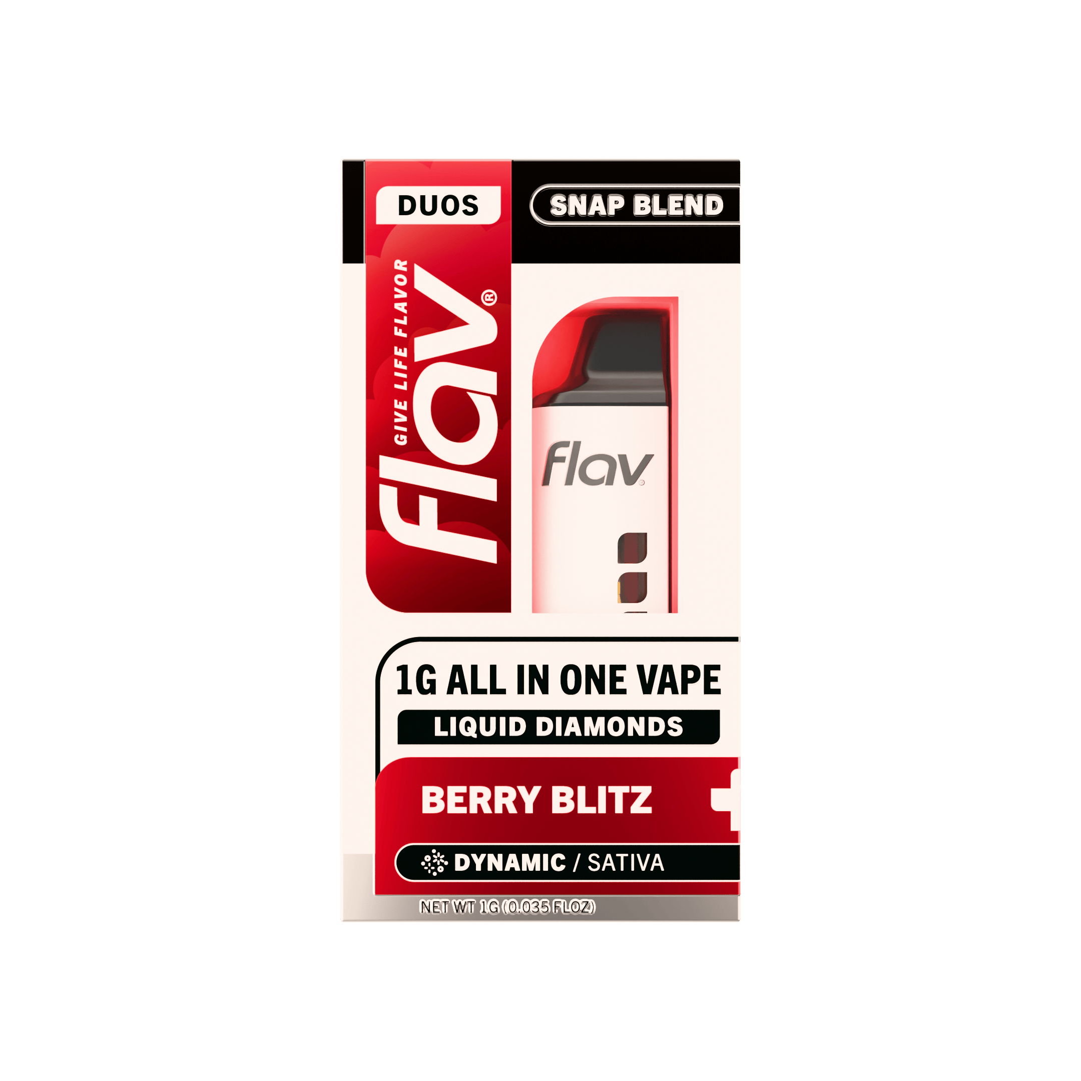 Berry Blitz - Liquid Diamonds Duo Snap Blend - 1g - Sativa - Flav