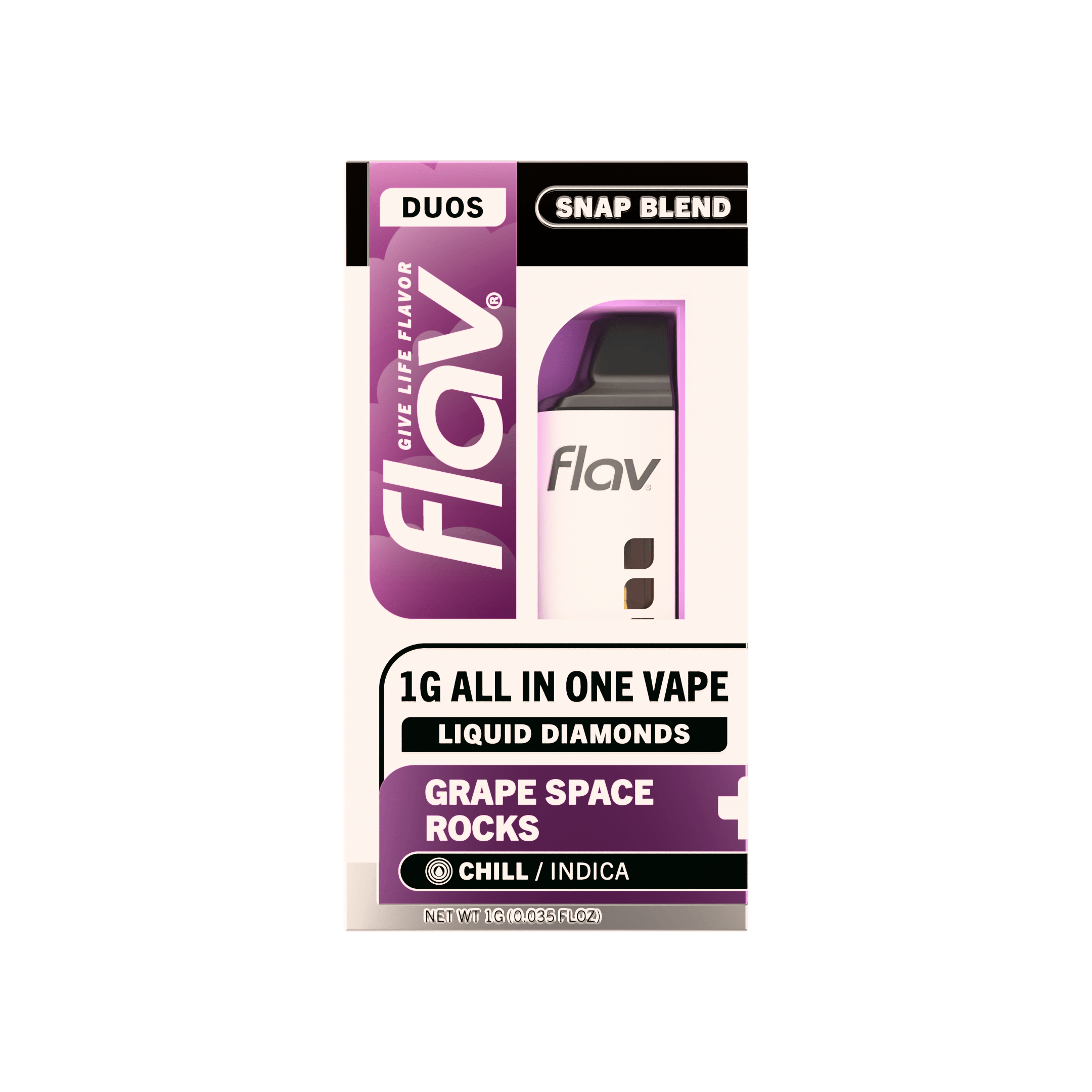 Grape Space Rocks · Liquid Diamonds Duo Snap Blend · 1g