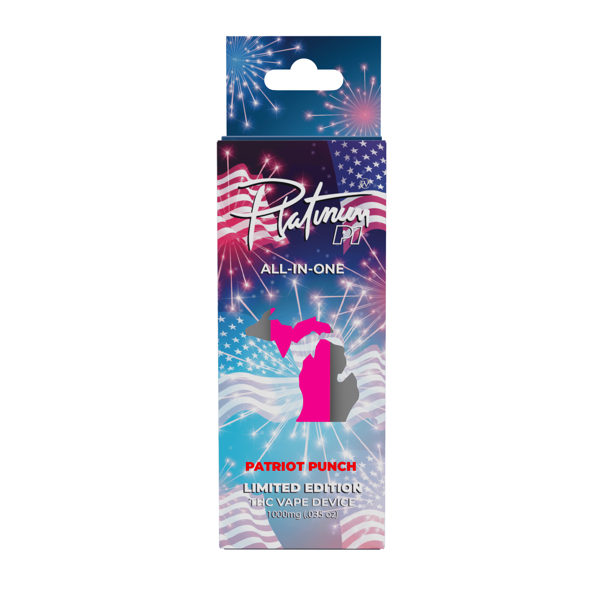 Platinum Limited Edition - Patriot Punch - 1G Disposable