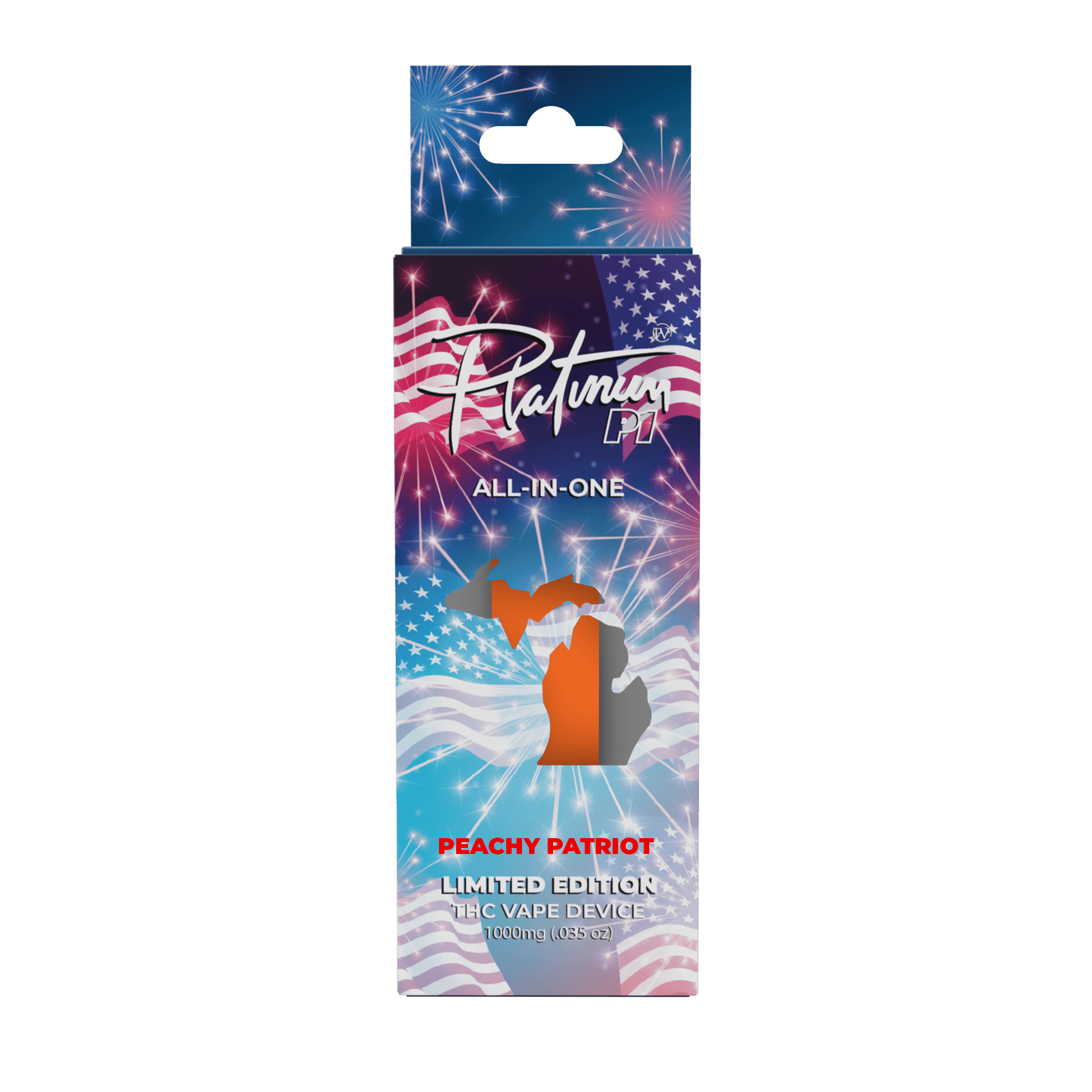 Platinum Limited Edition - Peachy Patriot - 1G Disposable