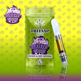 Treesap - 1G Distillate Cartridge Blueberry Cupcake - Hybrid