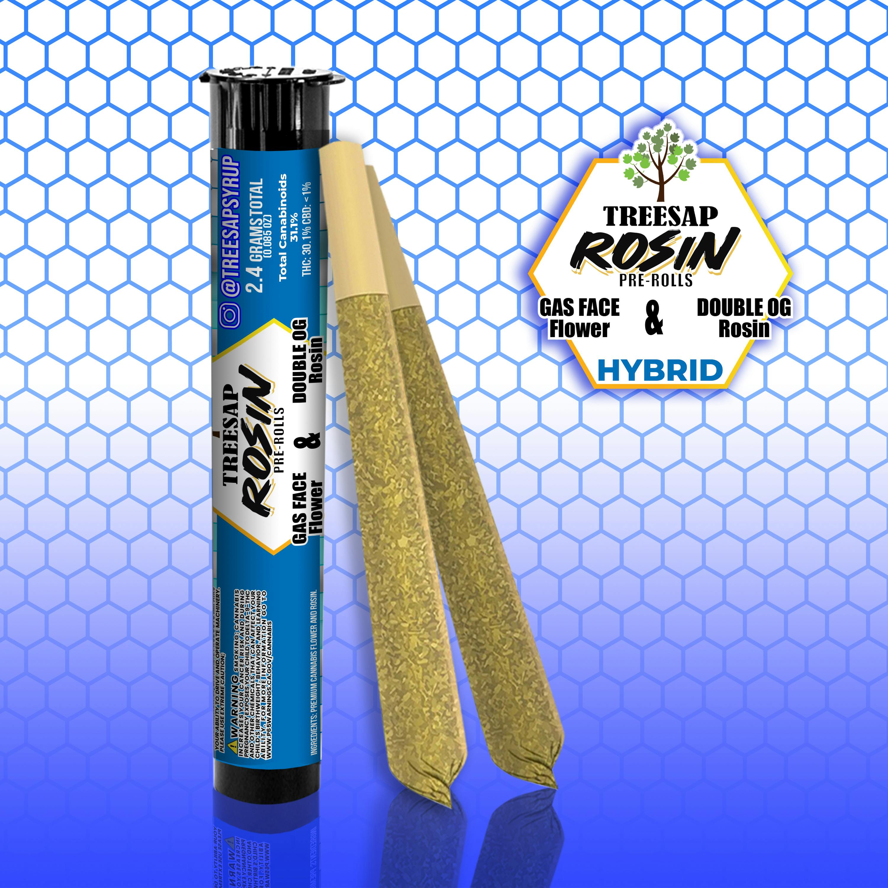Rosin Infused Pre Rolls Gas