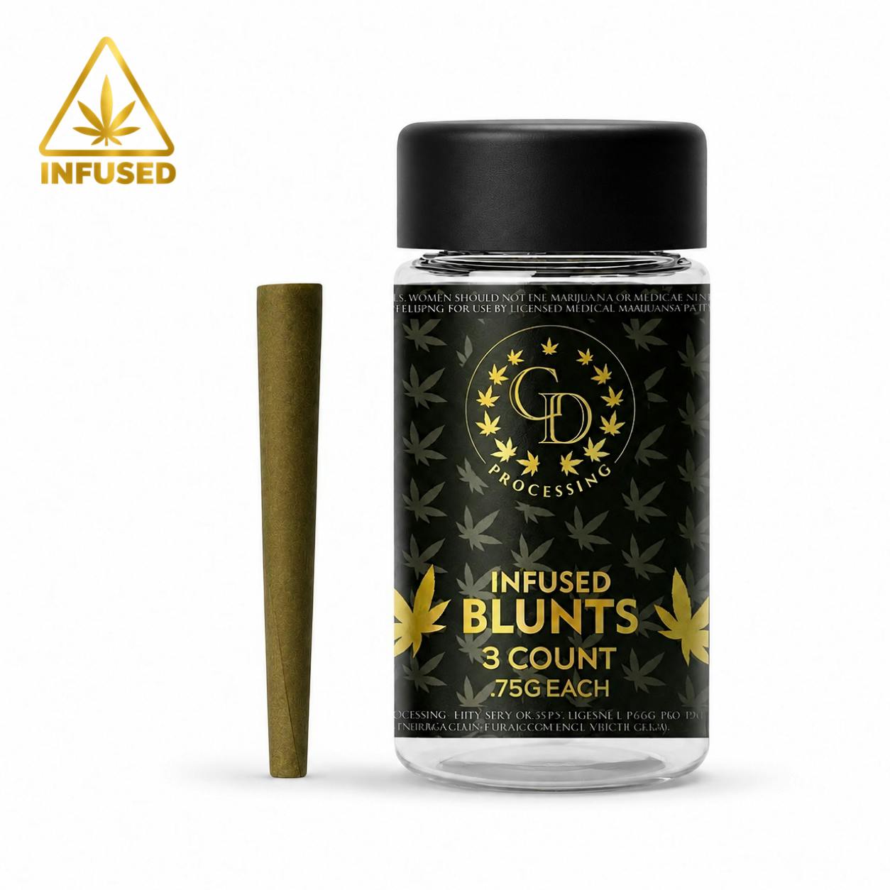 GD Cannabis | Durban Poison | Infused Blunts | 0.75g each | 3pk
