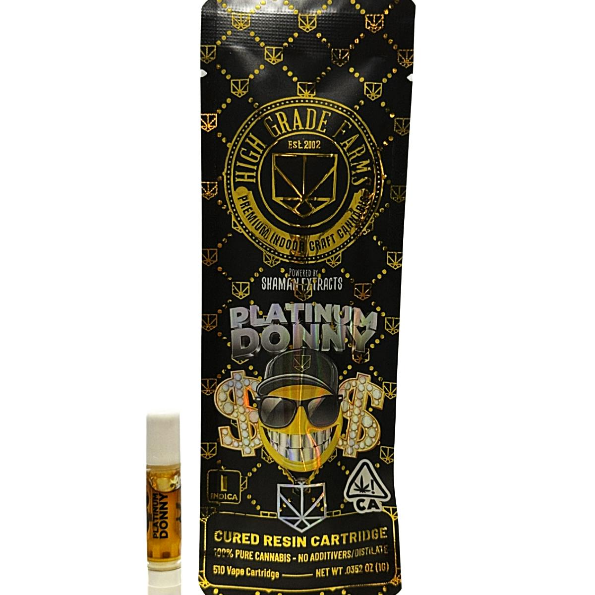 🔥platinum Donny Cured Resin Cart