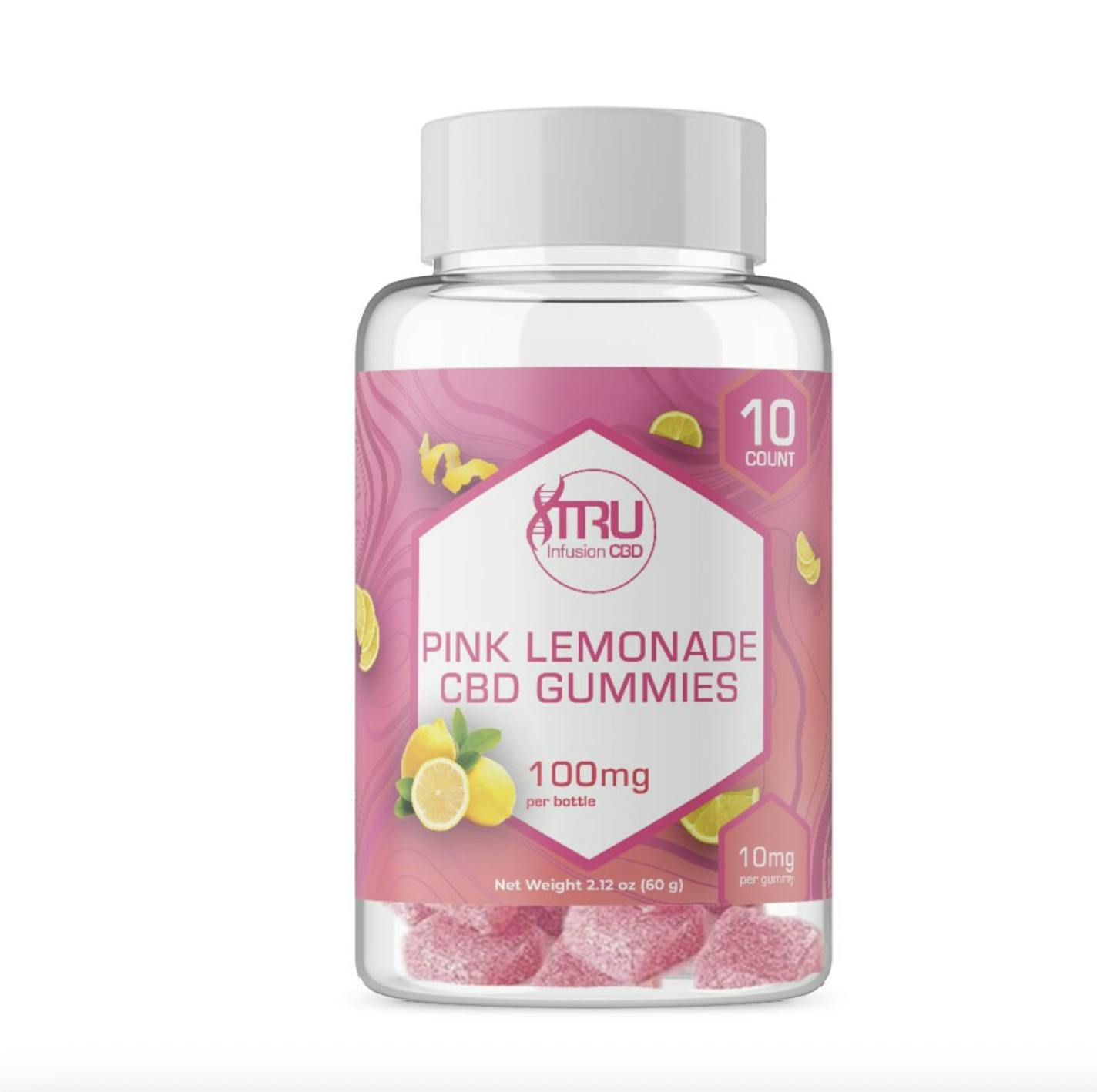 TRU Infusion | CBD Pink Lemonade | Gummies | 100MG at Clifton Bakery