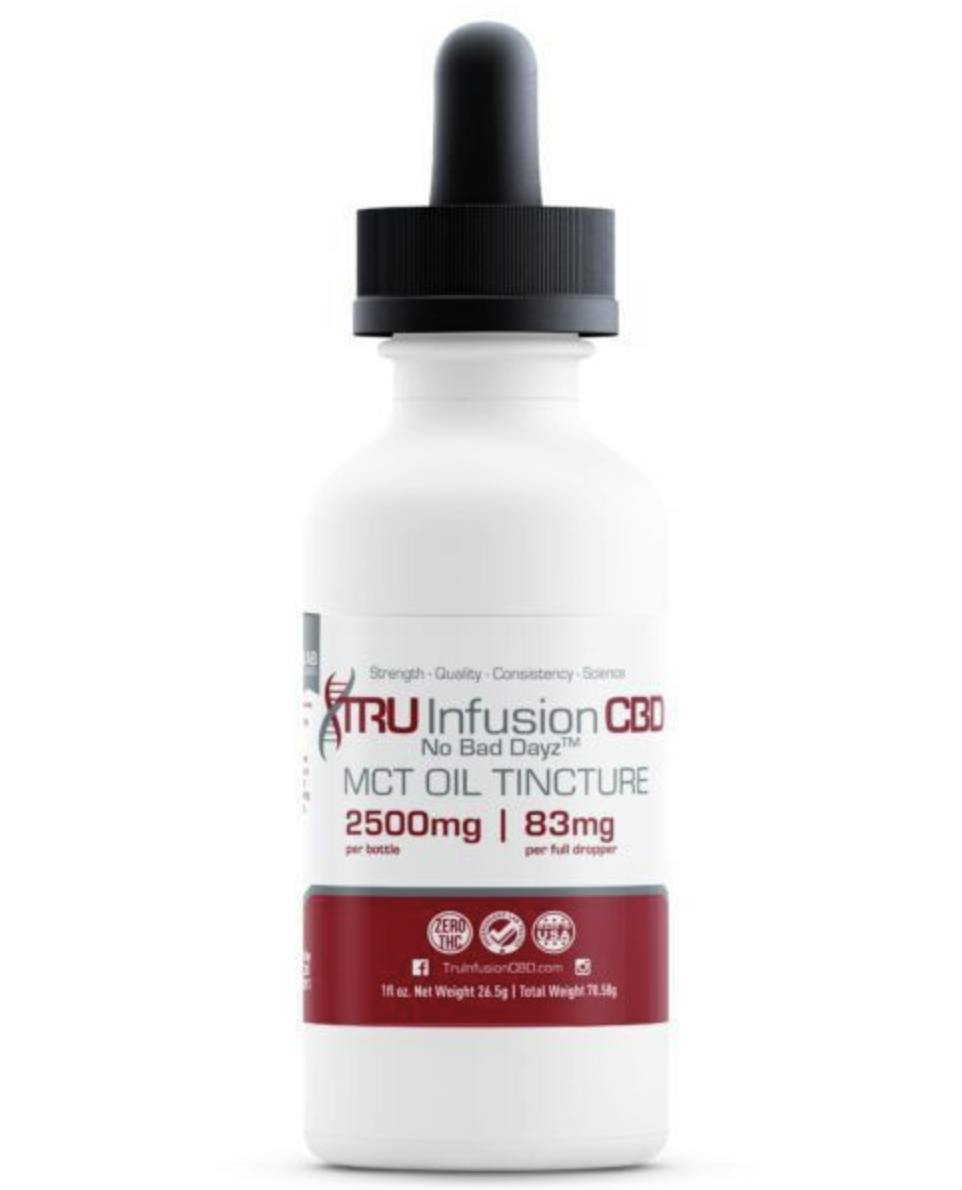 TRU Infusion | MCT Oil CBD | Tincture | 2500MG at White Mountain Health Center
