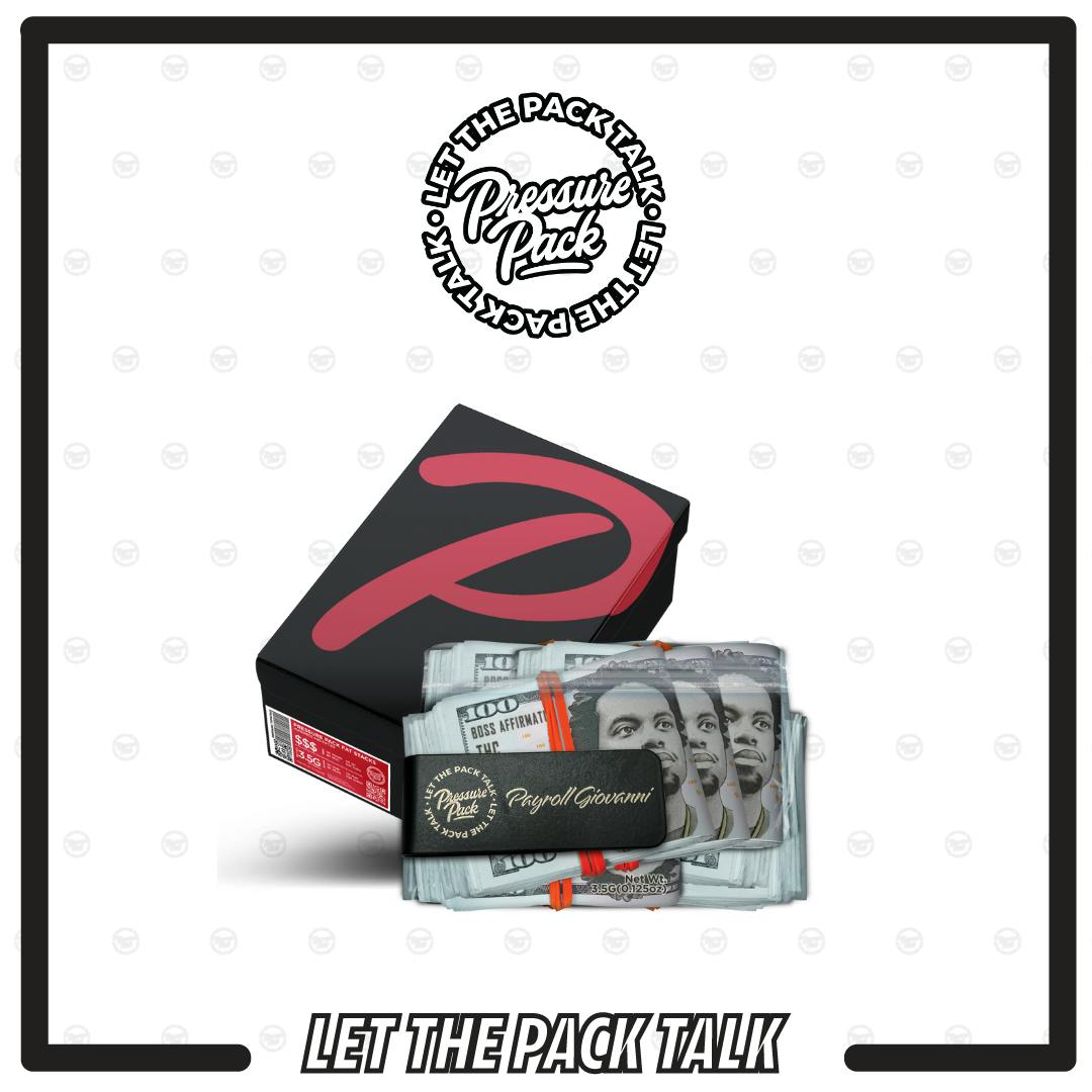 Pressure Pack x Payroll Giovanni 4-1 Prepackaged Eighth 3.5g