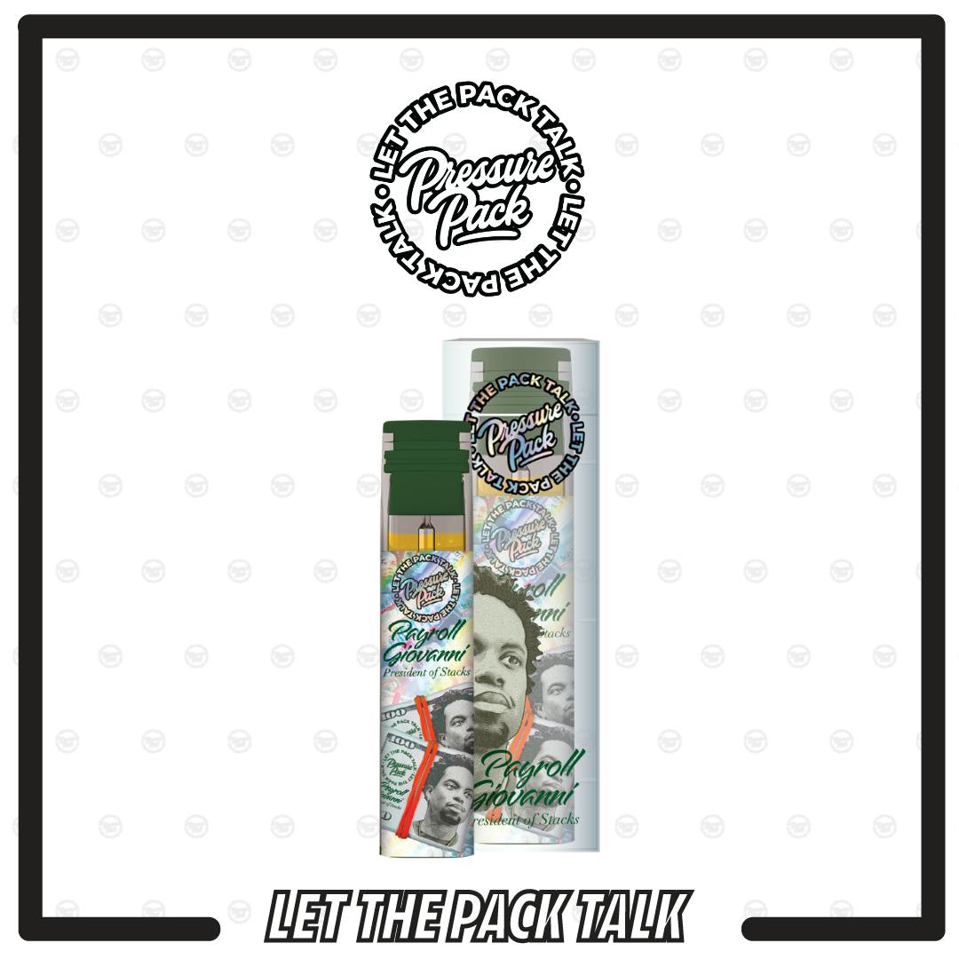G-RAP G-WAX (Le Parano G) (2LP) サイン入り Pressure Pack x Payroll Giovanni 4-1 Hash Rosin Vape .5g