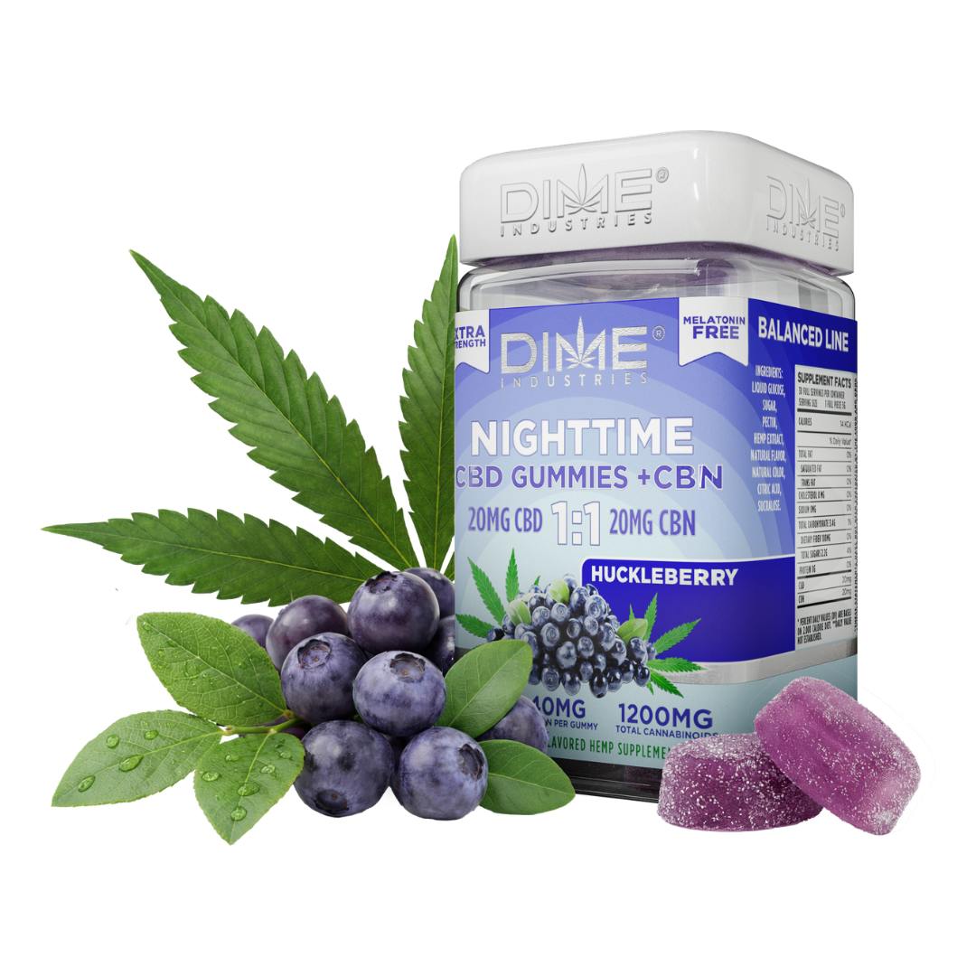 Huckleberry Nighttime CBD+CBN | Wellness Line | 30ct Gummies