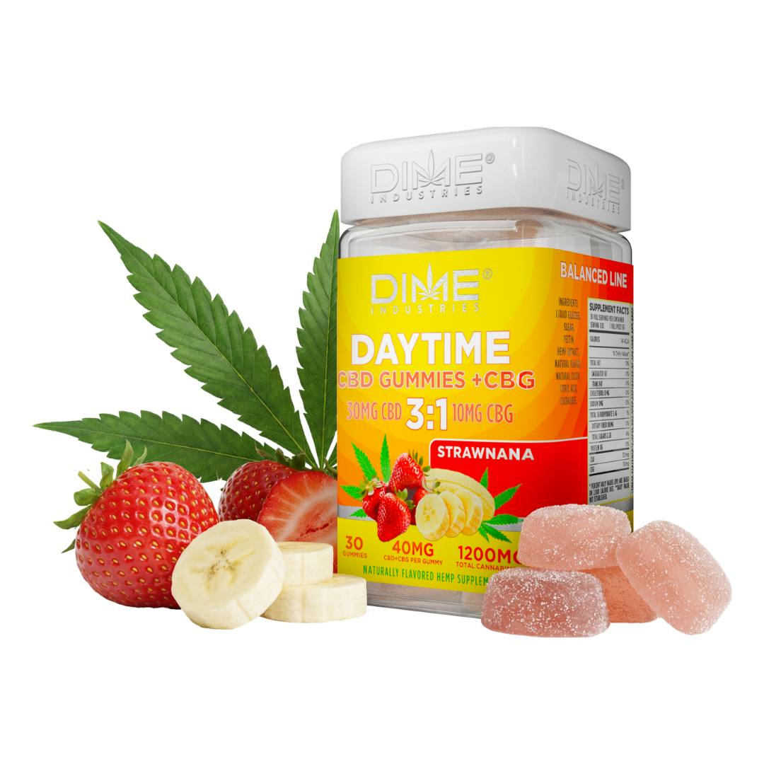 Strawnana Daytime CBD+CBG | Wellness Line | 30ct Gummies