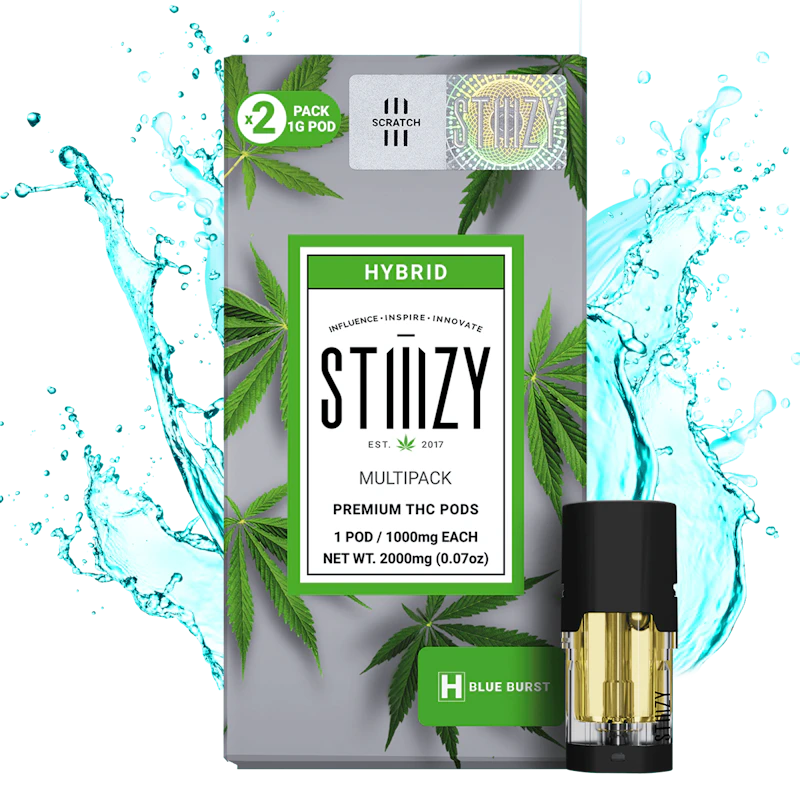 STIIIZY STIIIZY - Blue Burst 1g Pod 2Pack, Cartridges