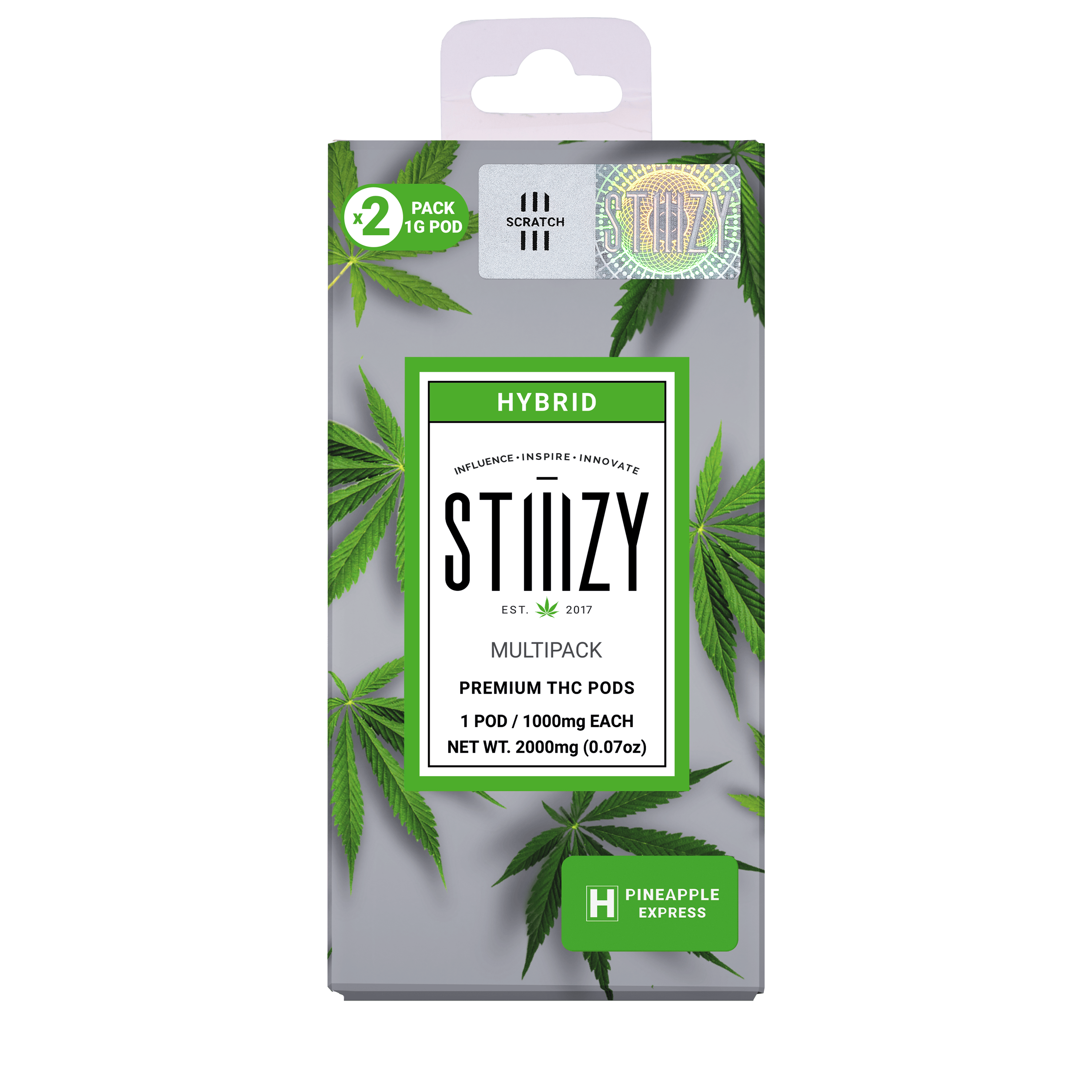 STIIIZY STIIIZY - Pineapple Express - 1G Pod 2Pack — Cartridges