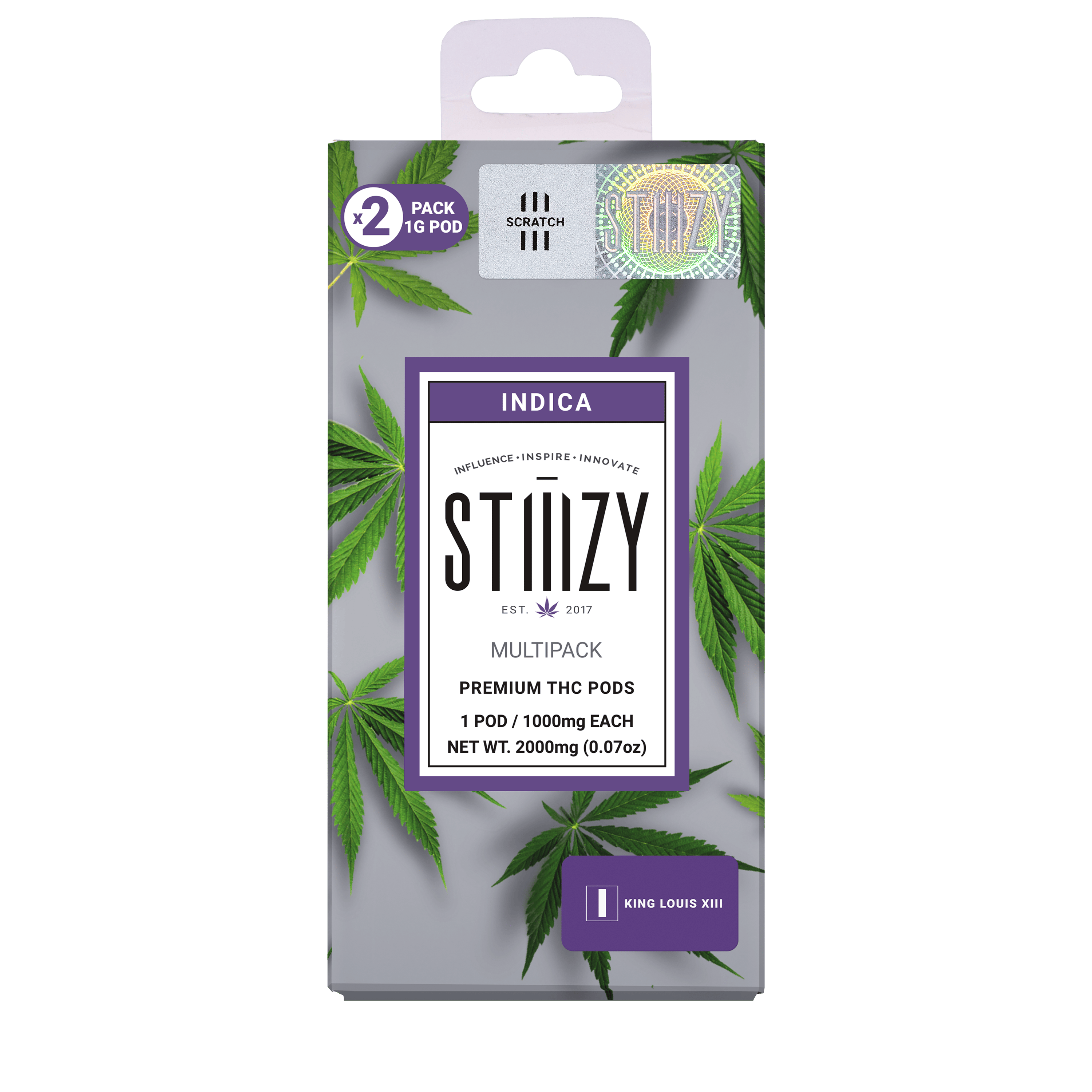 STIIIZY STIIIZY - King Louis XIII - 1G Pod 2Pack — Cartridges