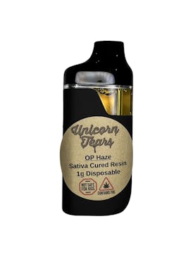 OP Haze 1g Cured Resin Disposable - Unicorn Tears