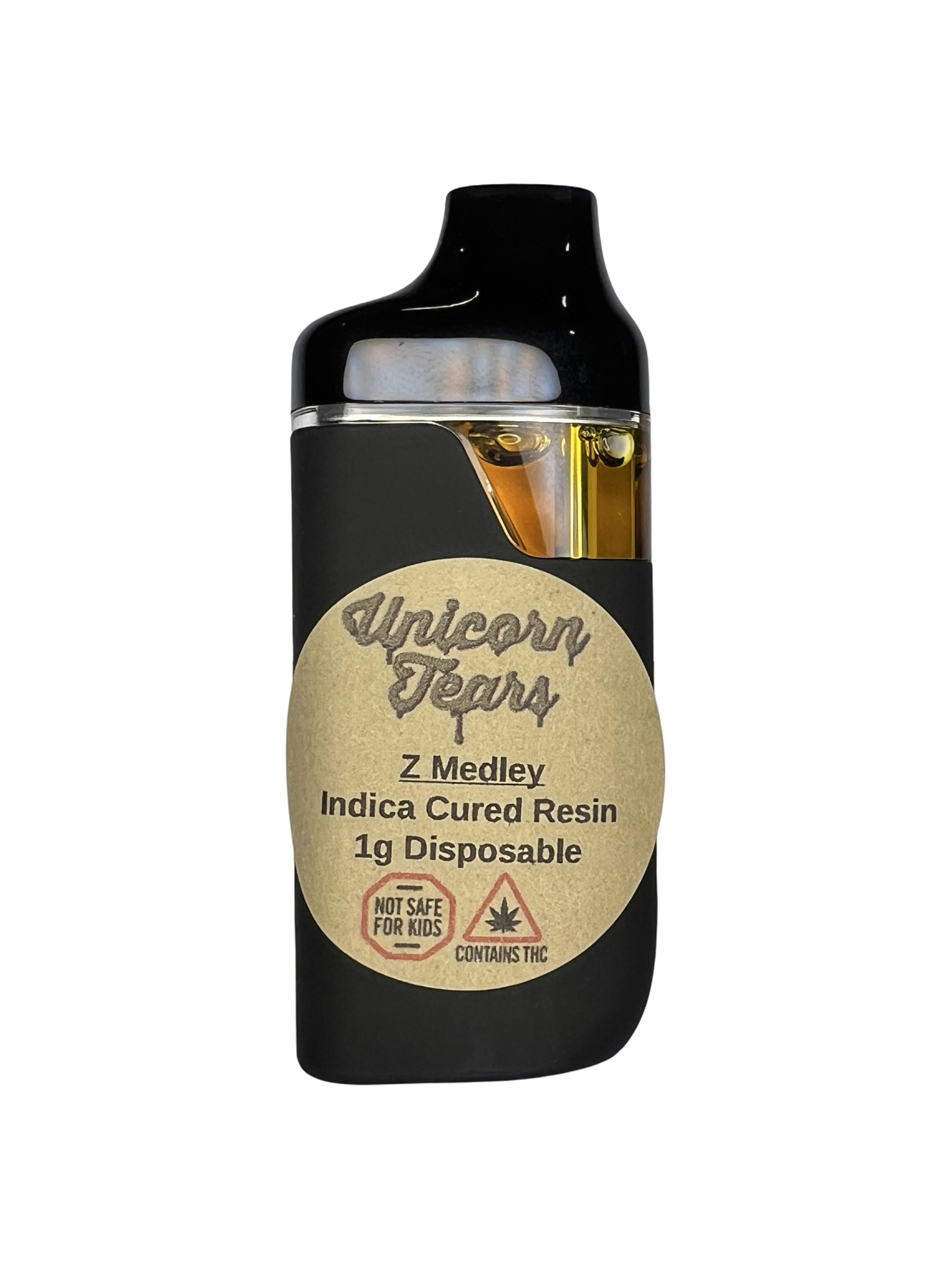 Z Medley 1g Cured Resin Disposable - Indico
