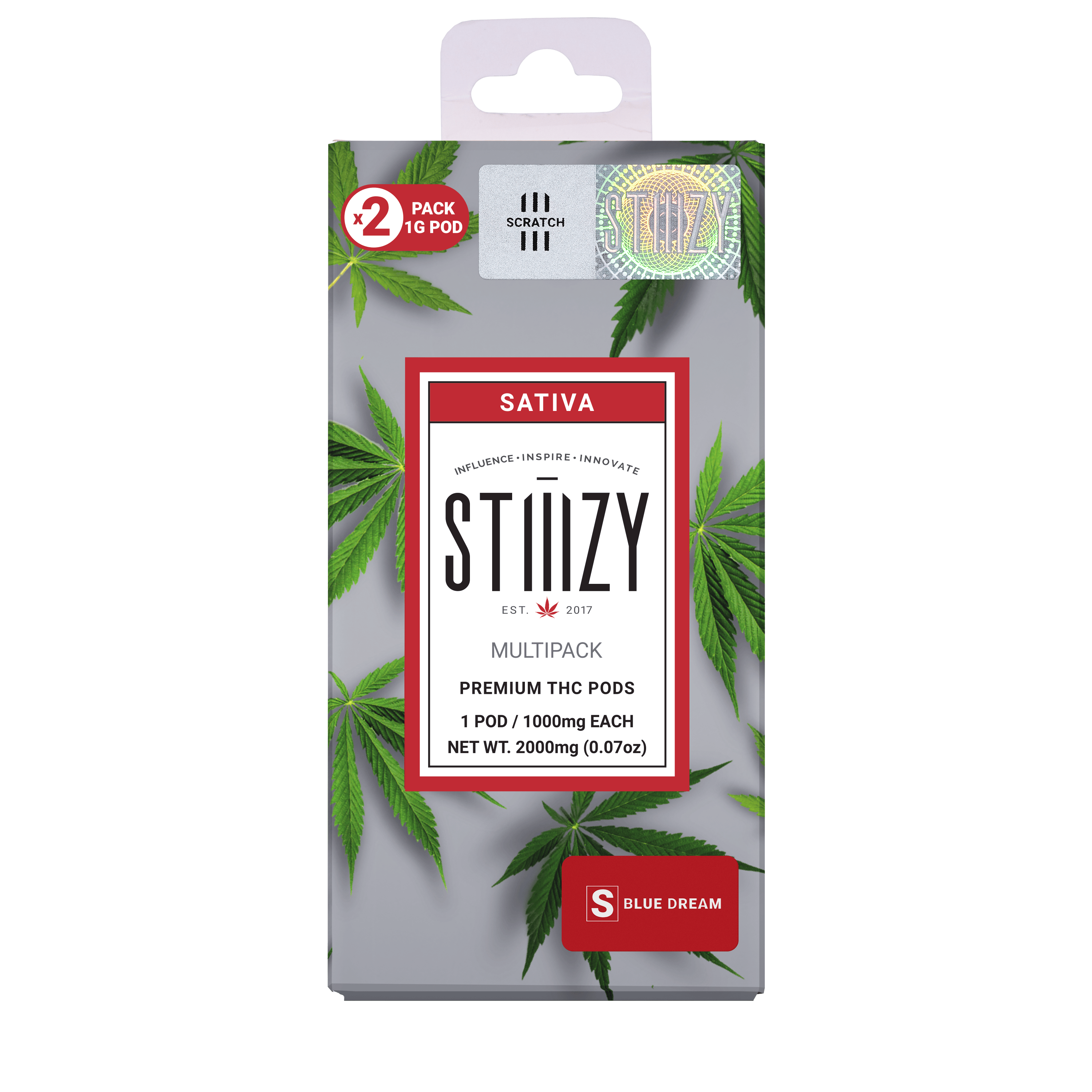 STIIIZY STIIIZY - Blue Dream - 1g Pod 2Pack — Cartridges