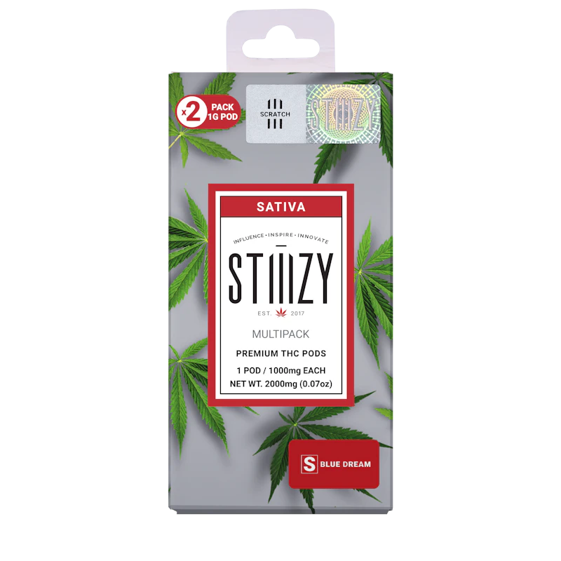 STIIIZY STIIIZY - Blue Dream - 1g Pod 2Pack, Cartridges
