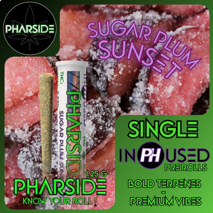 Pharside - Infused Pre-roll - Sugar Plum Sunset 1.25g