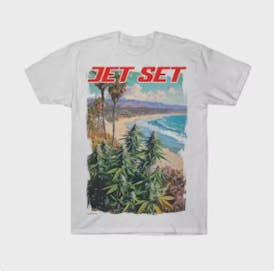 JET SET - SEASIDE WHITE TEE [2XL] - 2XL