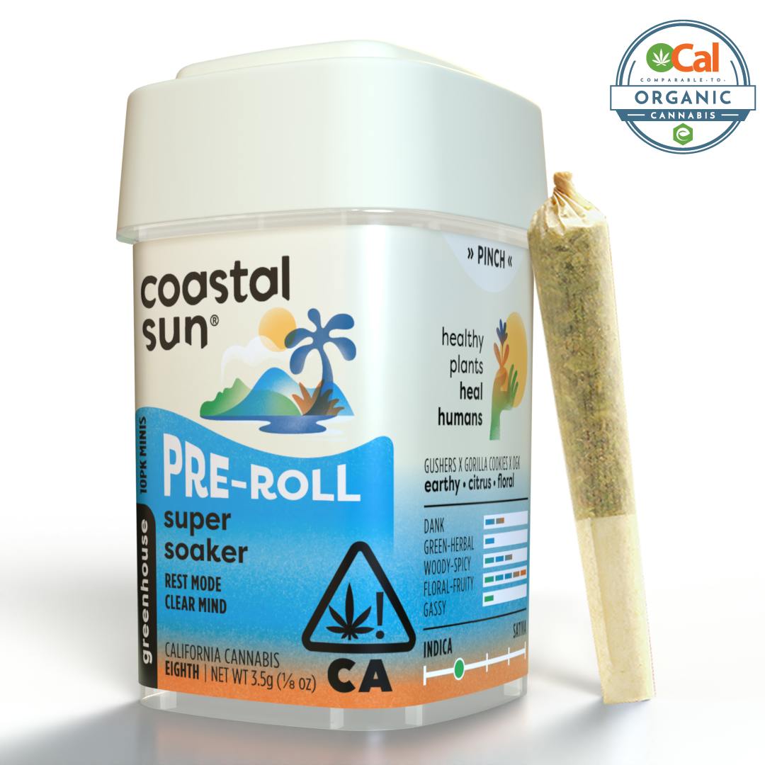 Coastal Sun | Super Soaker | Mini Joints | 0.35g | 10pk