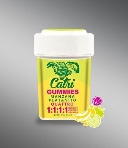Catri - Manzana Platanito Quattro Gummies 1:1:1:1 400mg