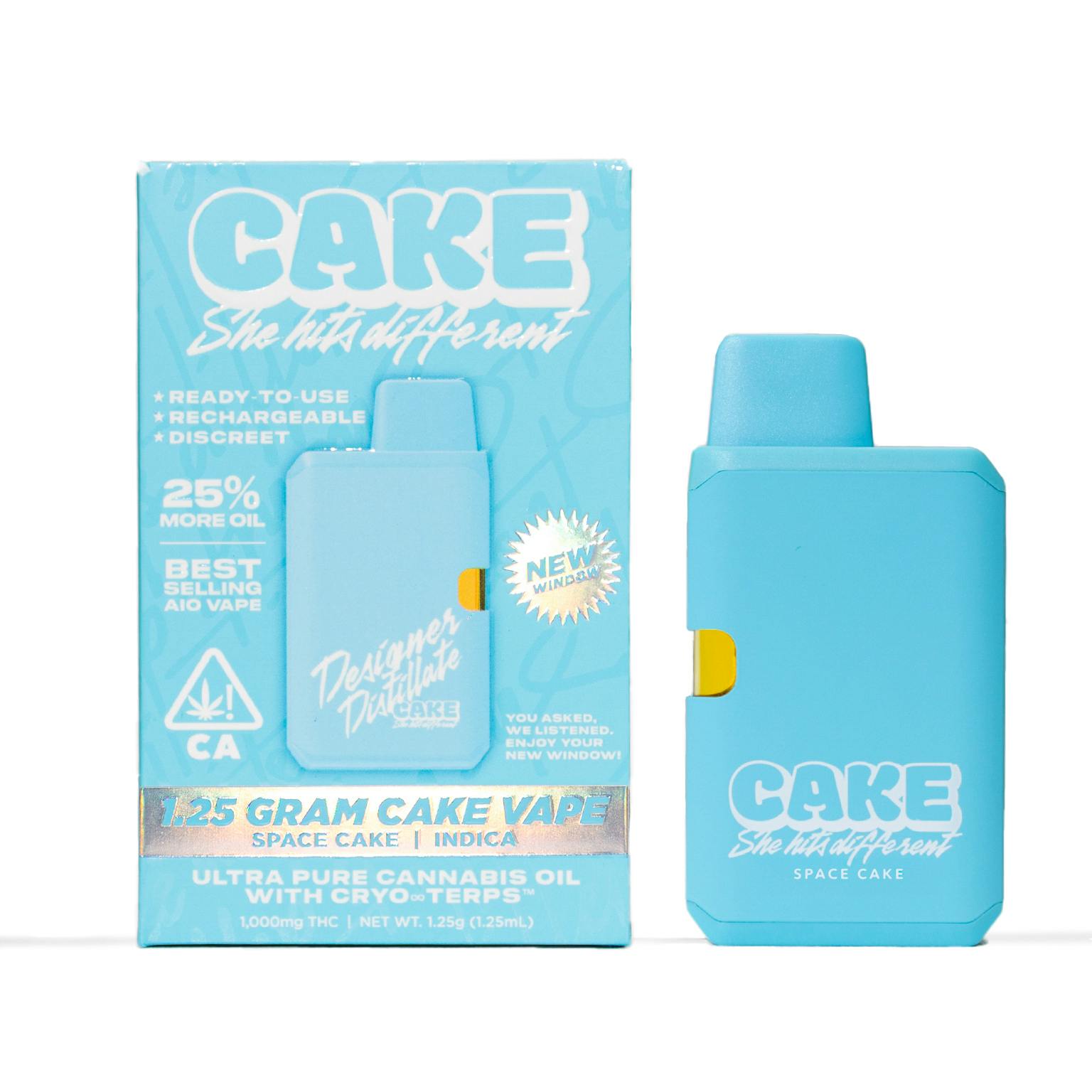 CAKE she hits different — Space Cake