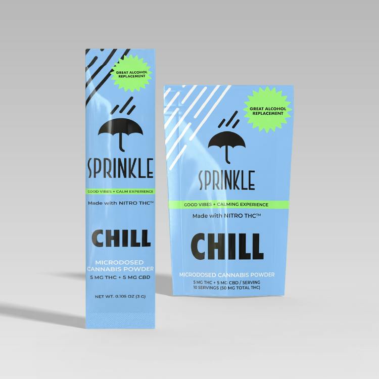 CHILL - THC + CBD Drink Mix 5mg [50mg THC 10pk] - Sprinkle