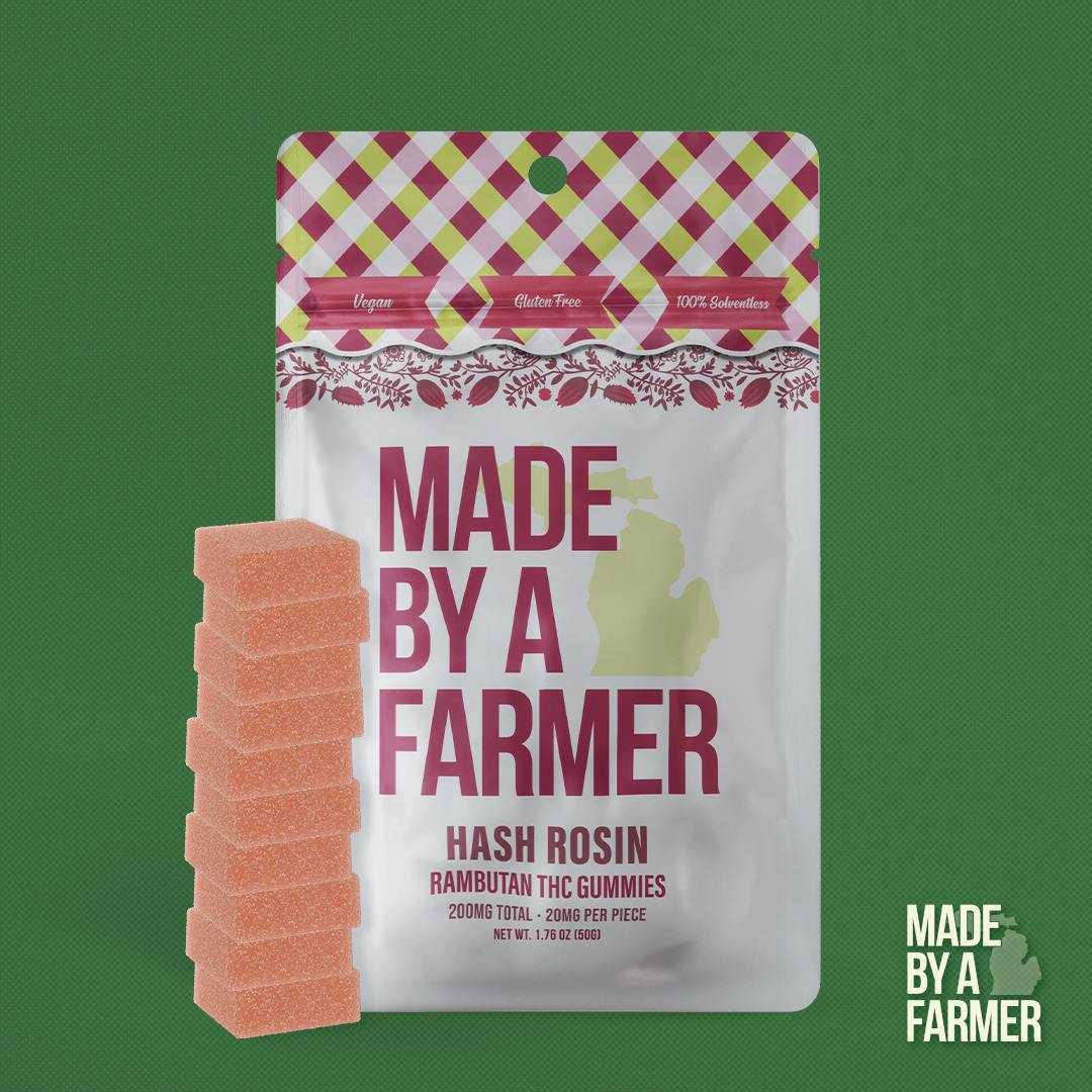 MBAF | 200mg Hash Rosin Solventless Gummy | Rambutan by Made By A Farmer
