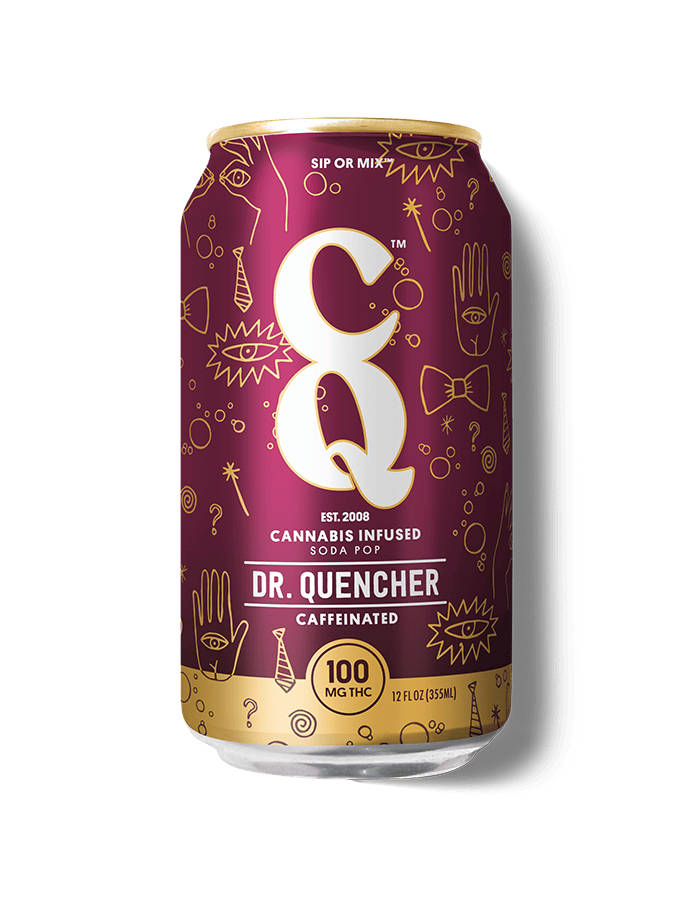 Dr Quencher - 12oz - 100mg THC (Caffeinated)