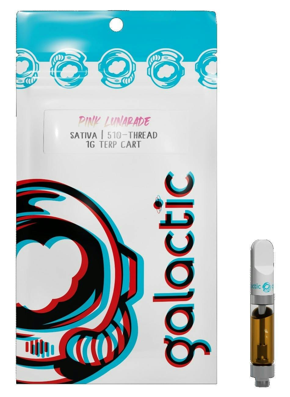 Pink Lunarade 1g Cart by Galactic Cannabis
