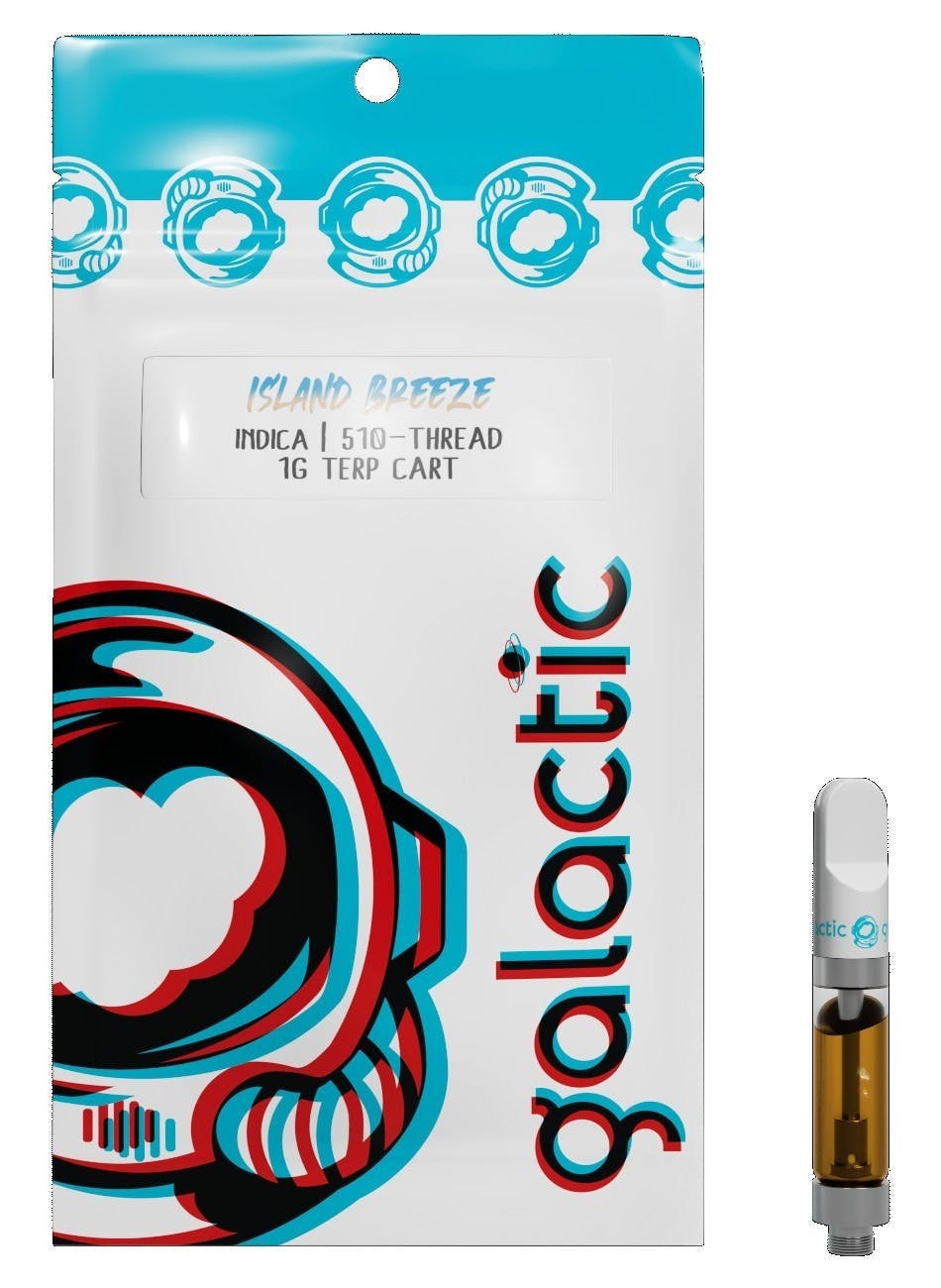 Island Breeze 1g Cart by Galactic Cannabis