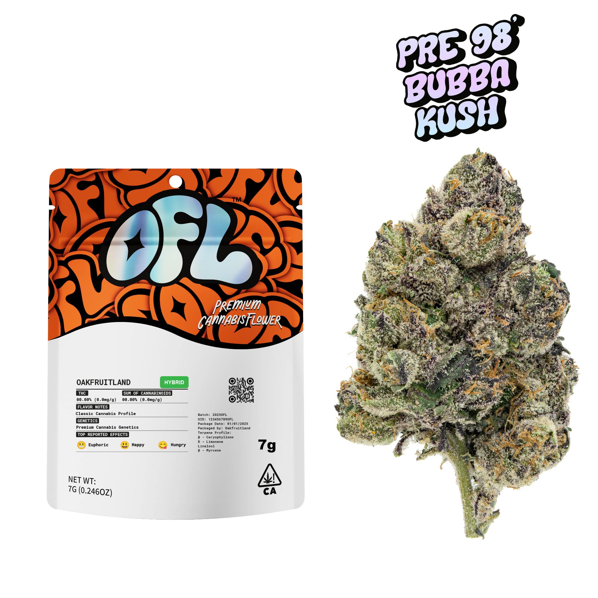 Pre 98 Bubba Kush | Big Buds | 7g