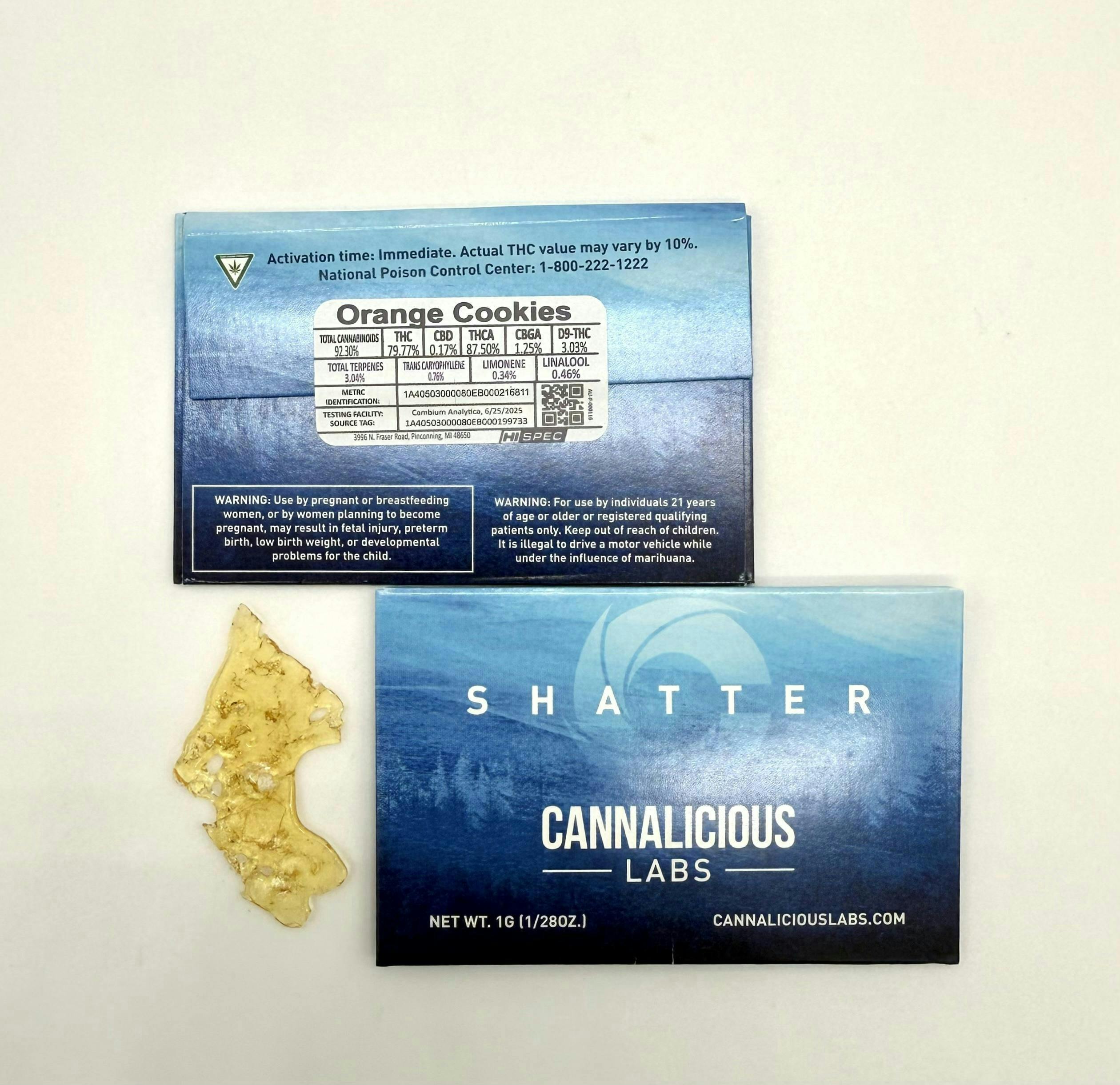 Orange Cookies | Shatter | 1g