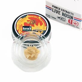 Melted Sunset Gold Tier Live Rosin Cold Cure Badder (1g)