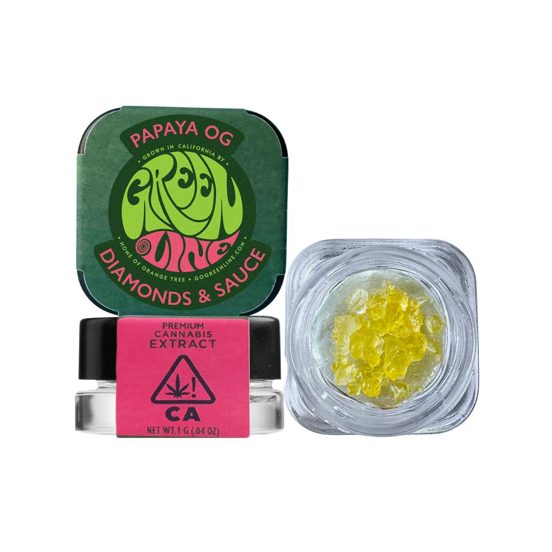 Papaya OG - Diamonds & Sauce - Extract - Hybrid - 1g