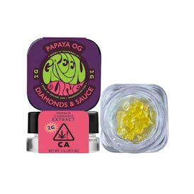 Papaya OG - Diamonds & Sauce - Extract - Hybrid - 2g