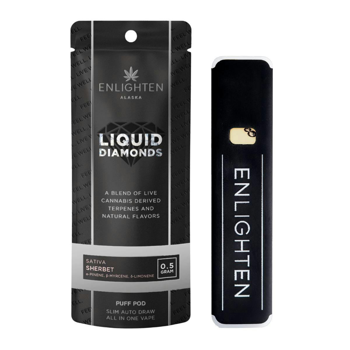Sherbet Liquid Diamond Puff Pod - .5g